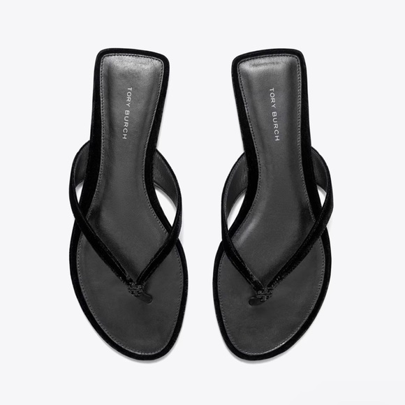Tory Burch Black Classic Pavé Flip Flop - Picture 1 of 4